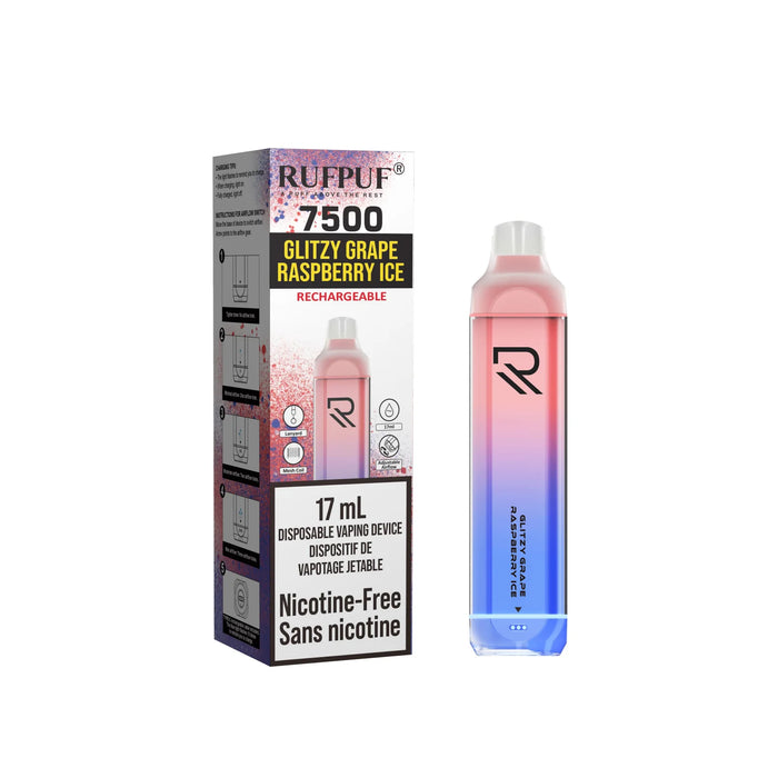 Zero Nic Rufpuf Glitzy Grape Raspberry Ice