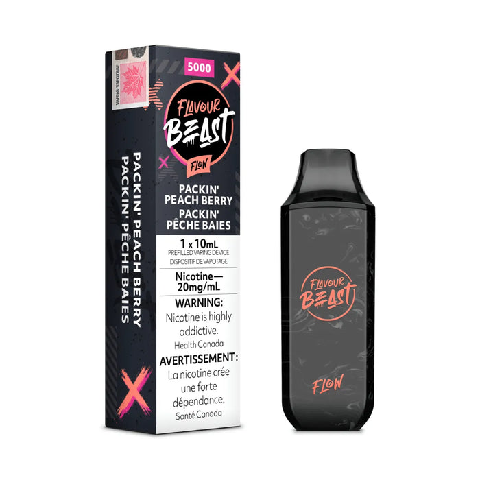 Flavour Beast Flow Disposable - Packin' Peach Berry (Pop'n Peach Berry)