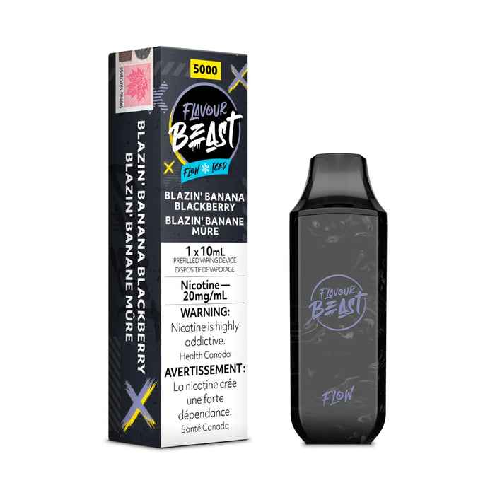 Flavour Beast Flow Disposable - Blazin' Banana Blackberry Iced
