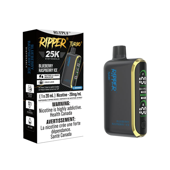 Ripper Turbo 25K Blueberry Raspberry Ice