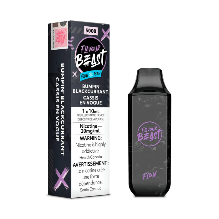Flavour Beast Flow Disposable - Bumpin' Blackcurrant Iced