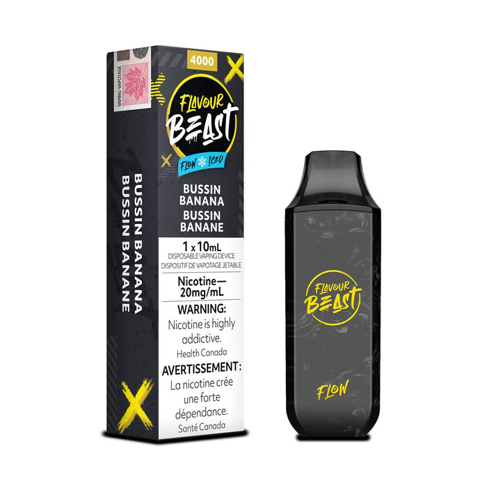 Flavour Beast Flow Disposable - Bussin Banana Iced