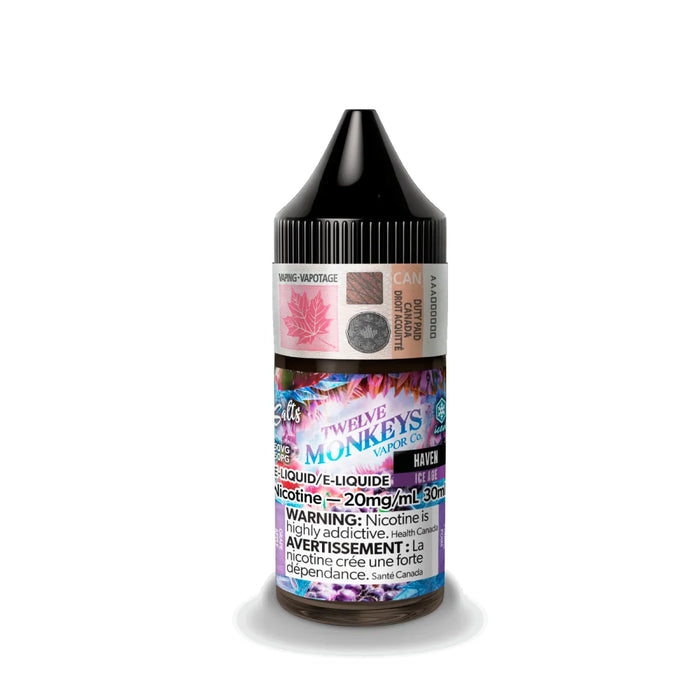 Twelve Monkeys Ice Age Salts - Haven Iced (Salt 30mL)