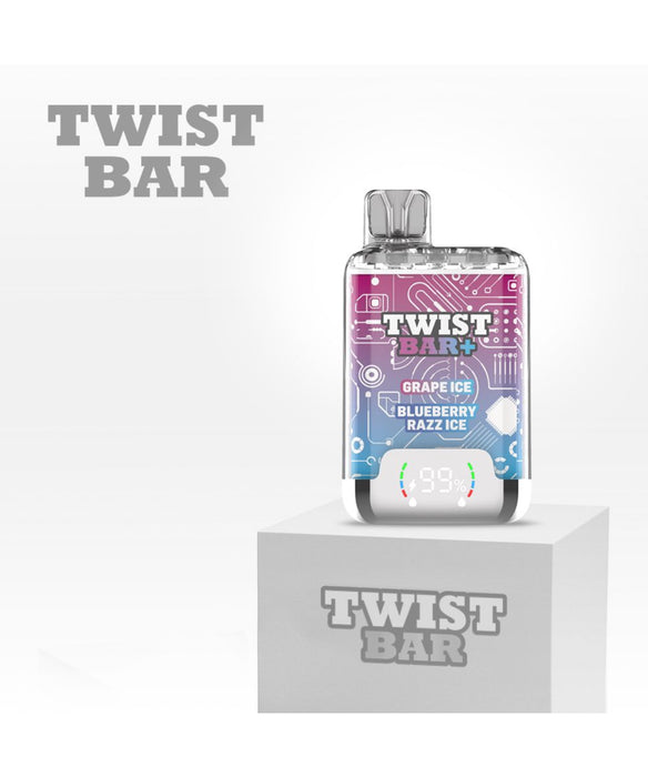Twist Bar Grape Ice + Blueberry Razz Ice
