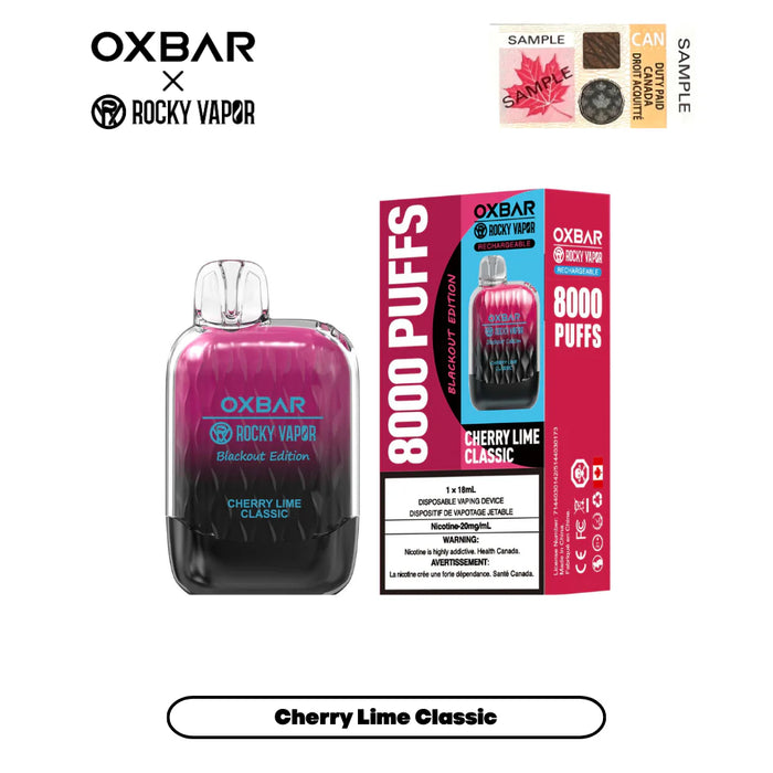 Oxbar 8K Cherry Lime Classic