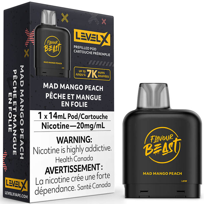 Flavor Beast Level X Mad Mango Peach