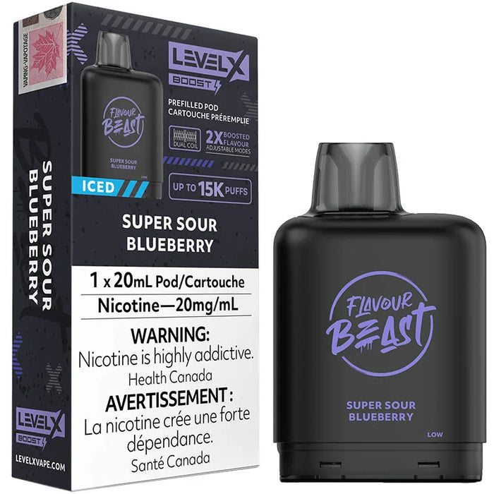 Flavor Beast Level X Super Sour Blueberry