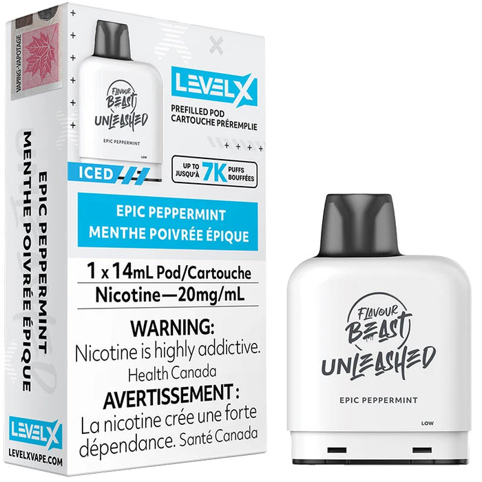Flavor Beast Level X Unleashed Epic Peppermint