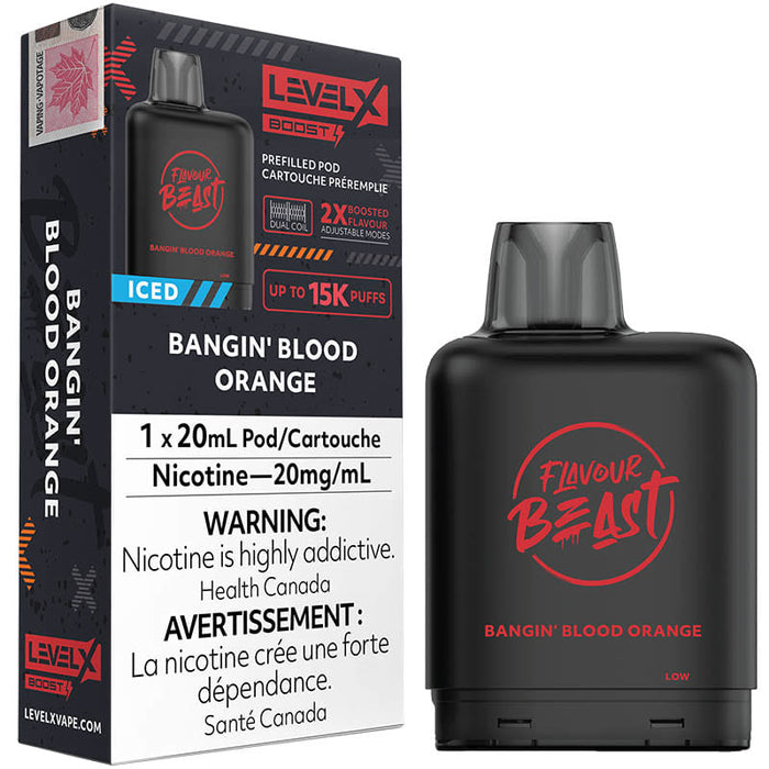 Flavor Beast Level X Bangin Blood Orange