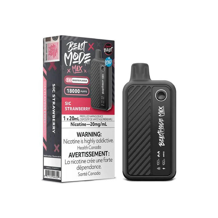 Flavour Beast Beast Mode Max 18K Sic Strawberry