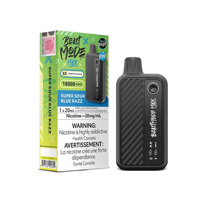 Flavour Beast Beast Mode Max 18K Super Sour Blue Razz