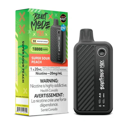 Flavour Beast Beast Mode Max 18K Super Sour Peach