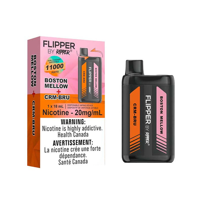 Flipper by Ripper - Boston Mellow + CRM - BRU - 11,000 Puffs