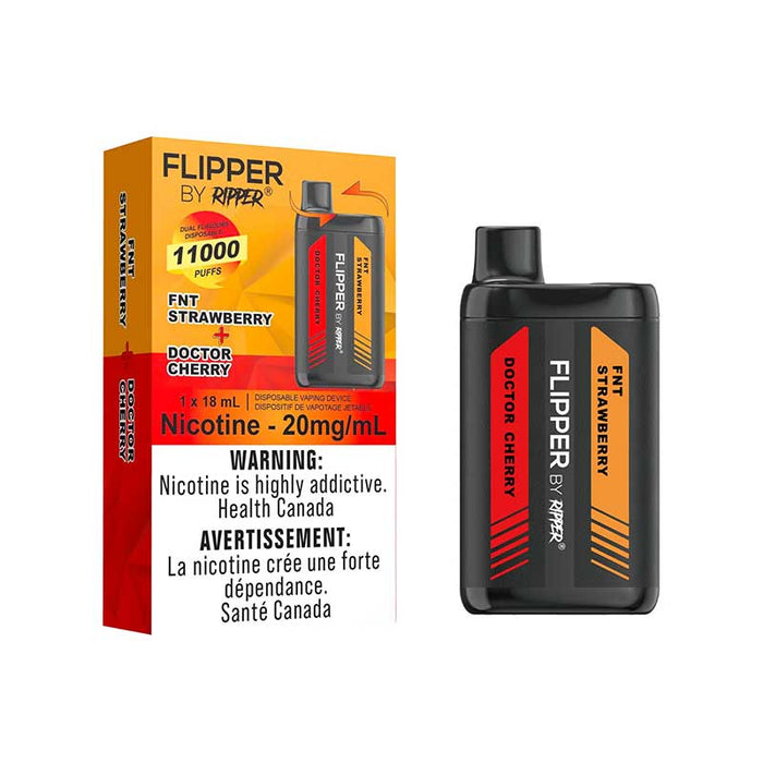Flipper by Ripper - FNT Strawberry + Doctor Cherry - 11,000 Puffs
