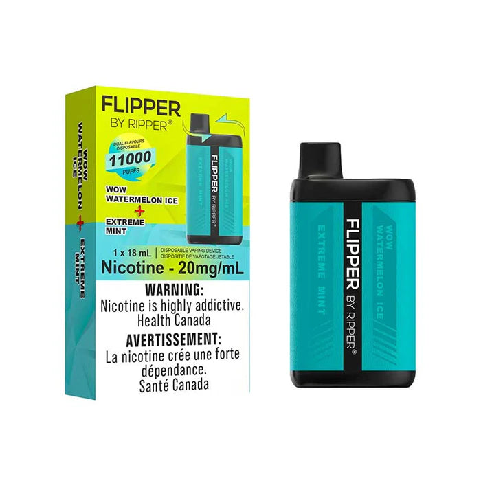 Flipper by Ripper - Wow Watermelon Ice + Extreme Mint - 11,000 Puffs