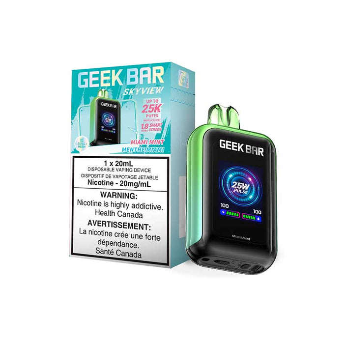 Geek bar Skyview Miami Mint