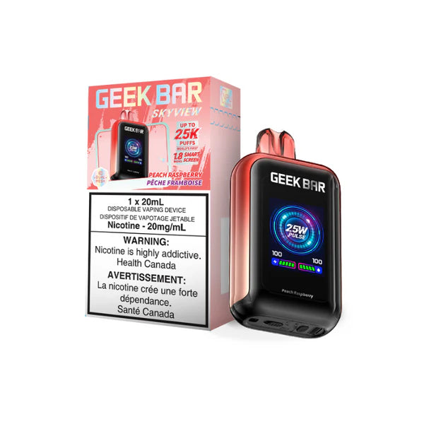 Geek bar Skyview Peach Raspberry