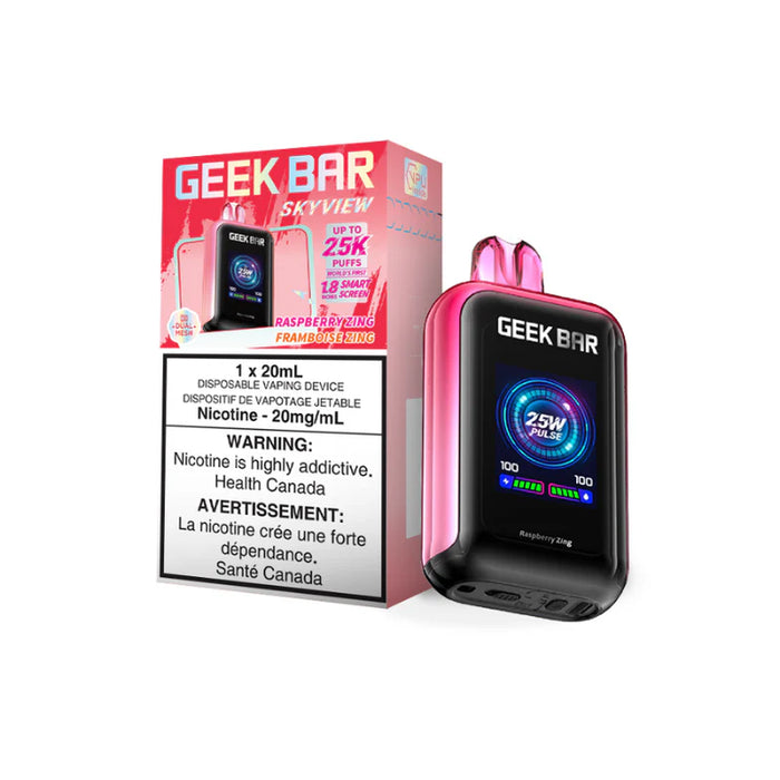 Geek bar Skyview Raspberry Zing
