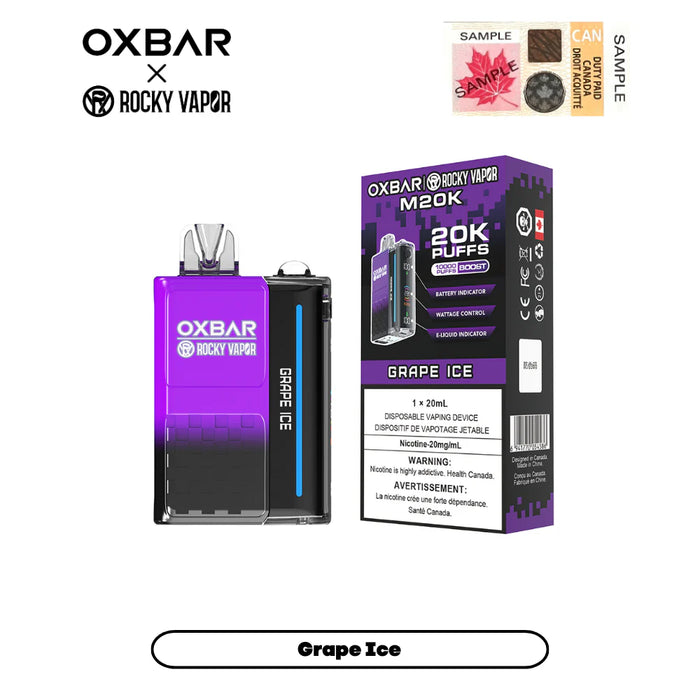 Oxbar M20K Grape Ice