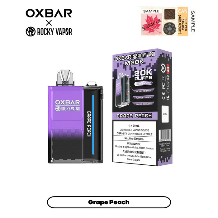 Oxbar M20K Grape Peach