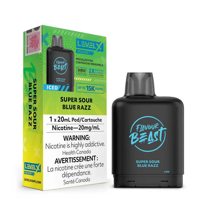 Level X Boost Super Sour Blue Razz