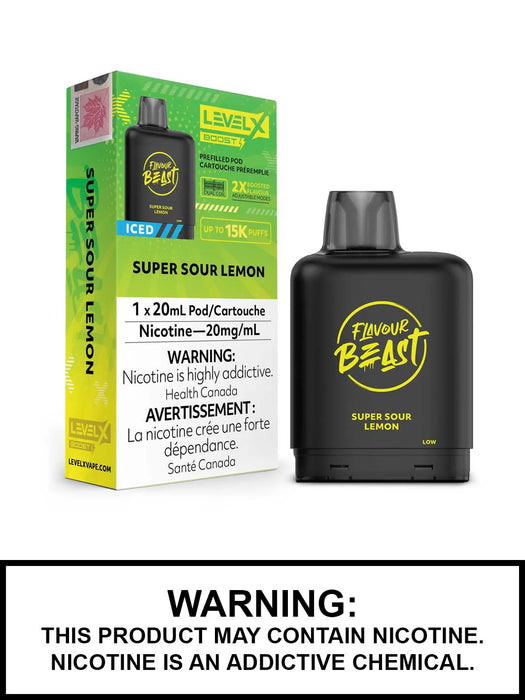 Level X Boost Super Sour Lemon