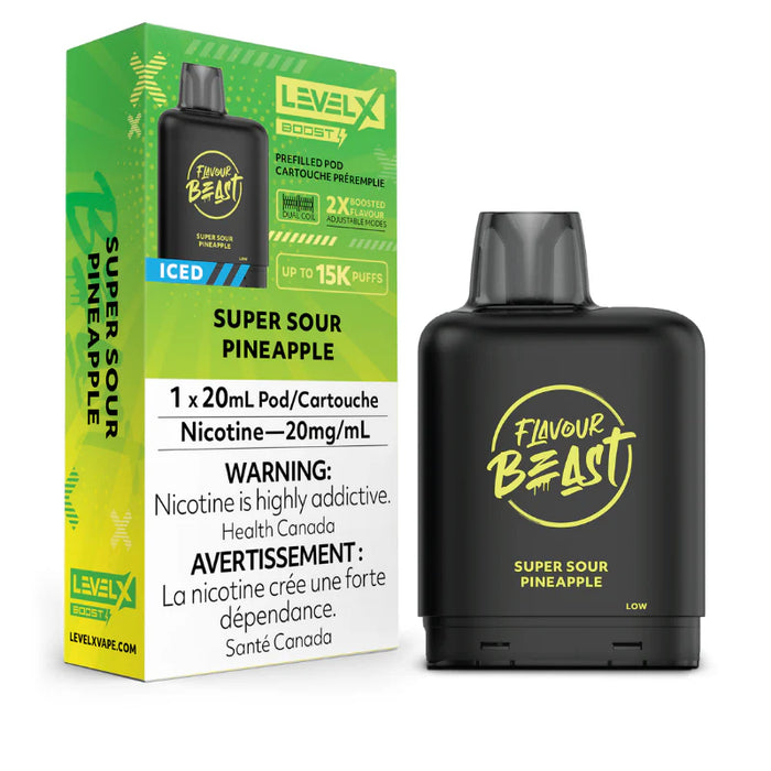Level X Boost Super Sour Pineapple