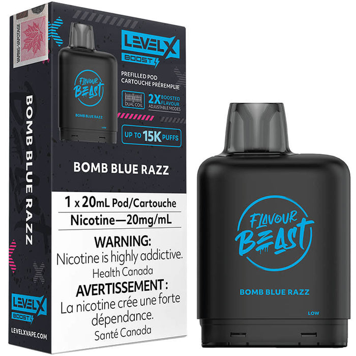 Level X Boost Bomb Blue Razz 25K