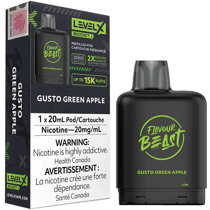 Level X Boost Gusto Green Apple