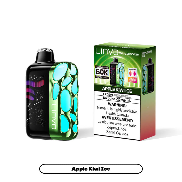 Linvo Rave 60K Apple Kiwi Ice