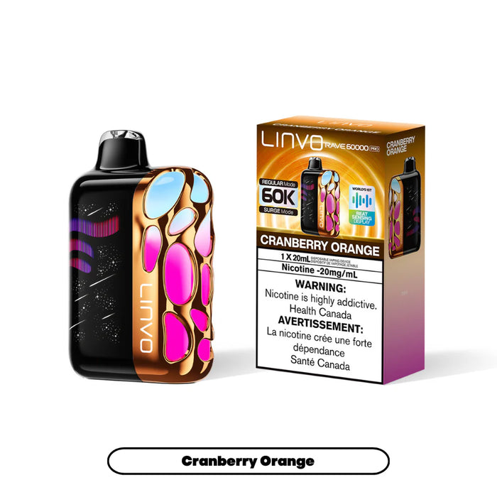 Linvo Rave 60K Cranberry Orange Ice