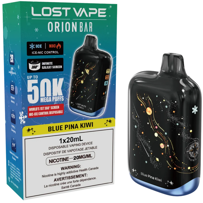 Lost Vape Orion Bar 50K Blue Pina Kiwi