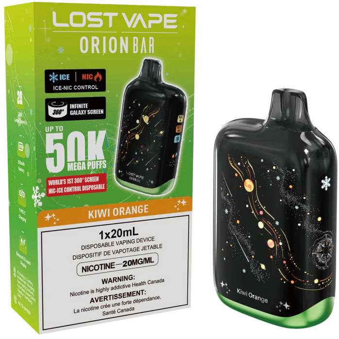 Lost Vape Orion Bar 50K Kiwi Orange