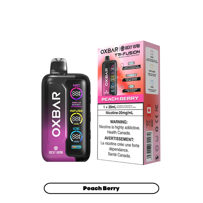 Oxbar Tri Fusion Peach Berry