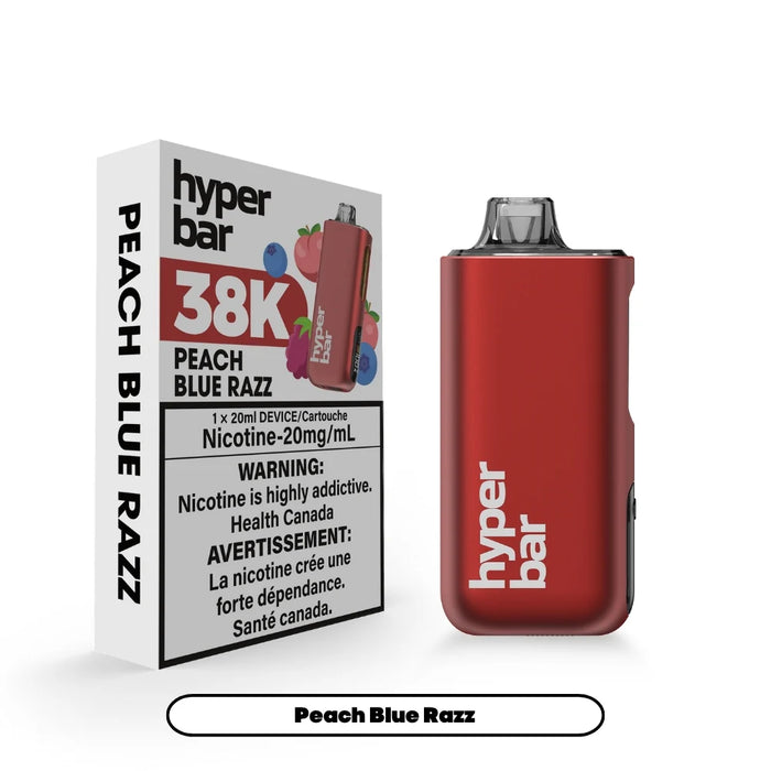 Hyper Bar 38K Peach Blue Razz
