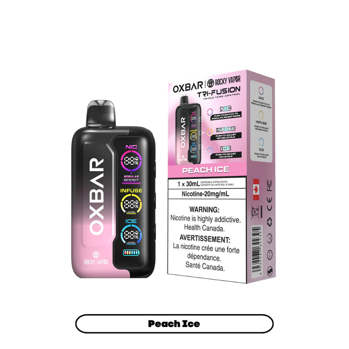 Oxbar Tri Fusion Peach Ice