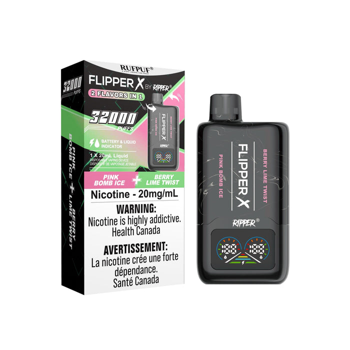 FlipperX 32K Pink Bomb Ice + Berry Lime Twist
