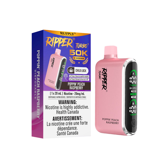 Ripper Turbo 50K Poppin Peach Raspberry