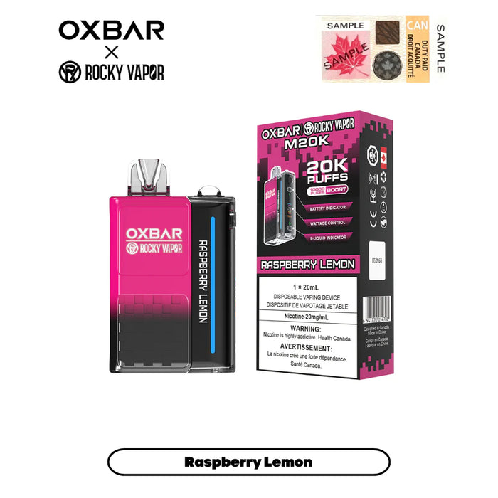 Oxbar M20K Raspberry Lemon