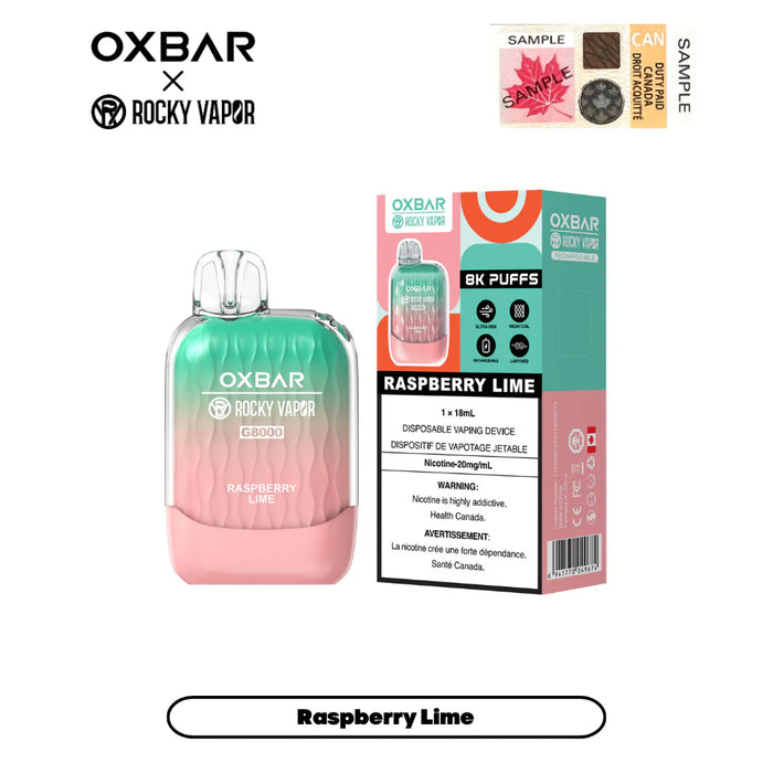 Oxbar 8K Raspberry Lime