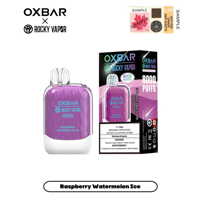 Oxbar 8K Raspberry Watermelon Ice