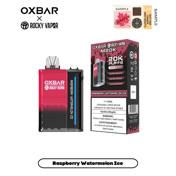 Oxbar M20K Raspberry Watermelon Ice