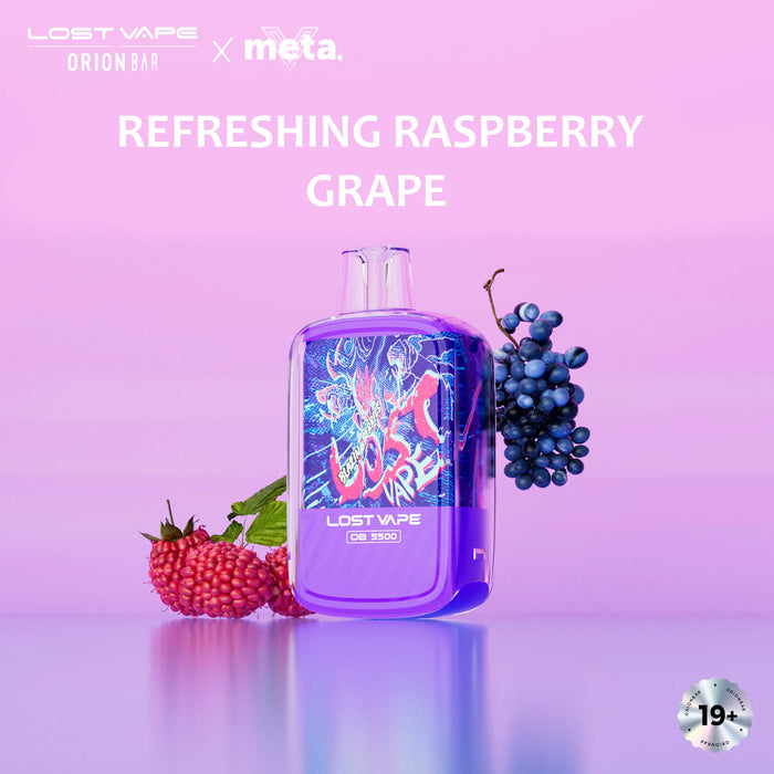 Lost Vape OB 5500 - Refreshing Raspberry Grape