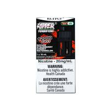 Ripper Turbo 12K - Savage Strawberry Cherry Watermelon - 12K Puffs