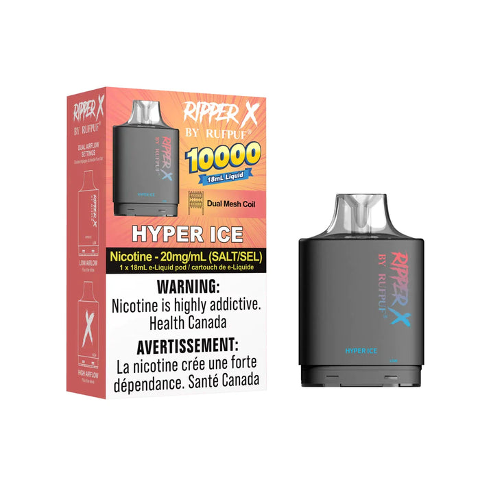 Ripper X by RUFPUF - Hyper Ice - 15,000 Puffs