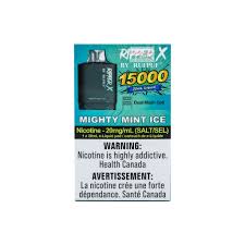 Ripper X by RUFPUF - Mighty Mint Ice - 15,000 Puffs