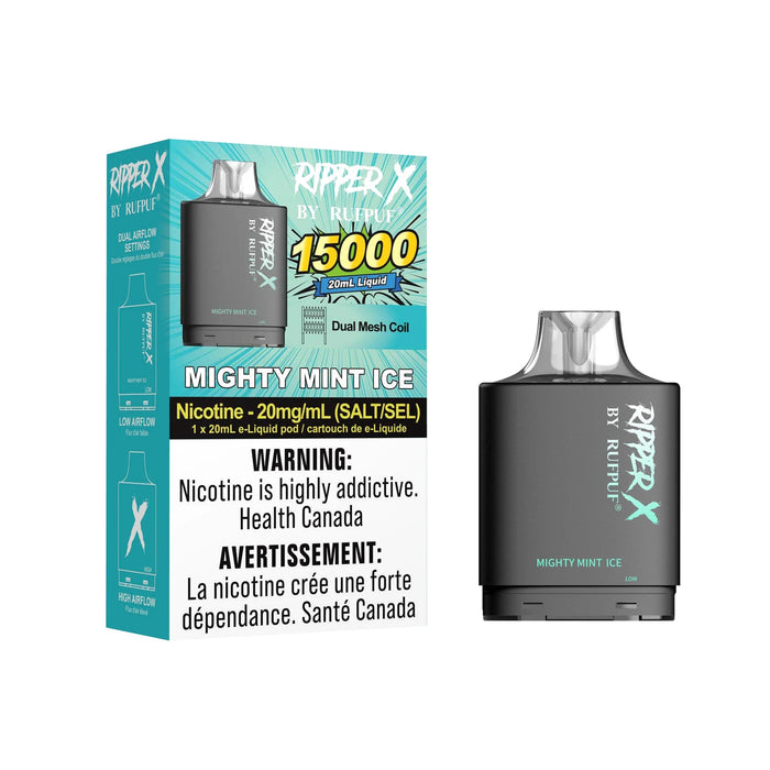 Ripper X by RUFPUF - Peach Ice - 15,000 Puffs
