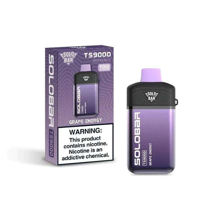 Solo Bar TS9000 - Grape Energy - 9K Puffs