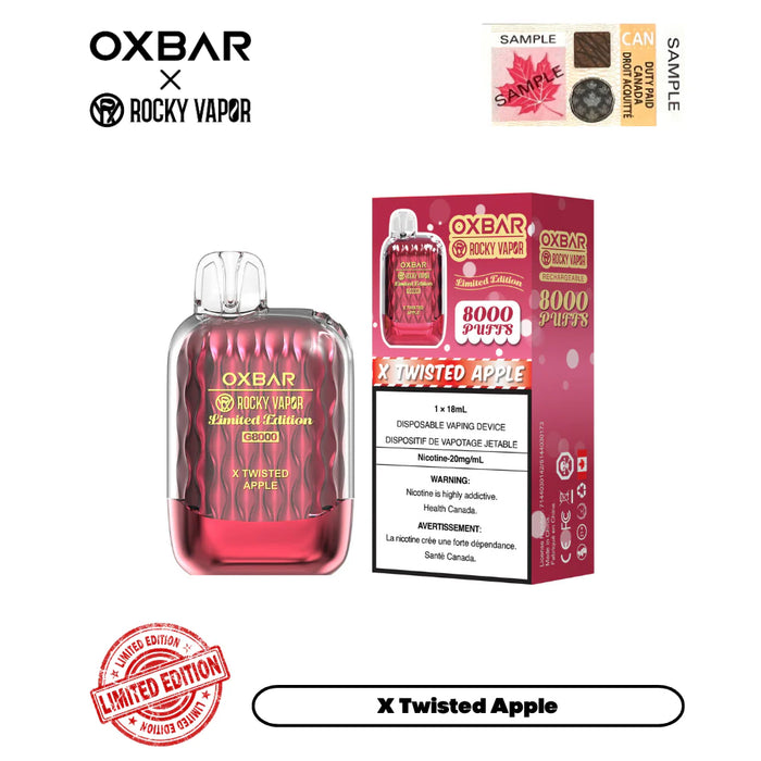 Oxbar 8K X Twisted Apple