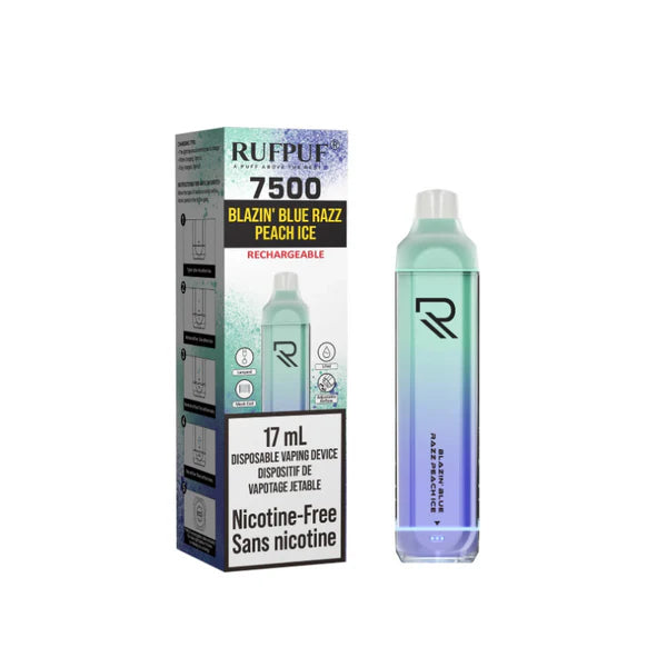 Zero Nic Rufpuf Blazin’ Blue Razz Peach Ice